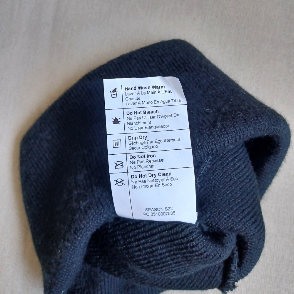 Carhartt Black Knit Beanie - Picture 4 of 5